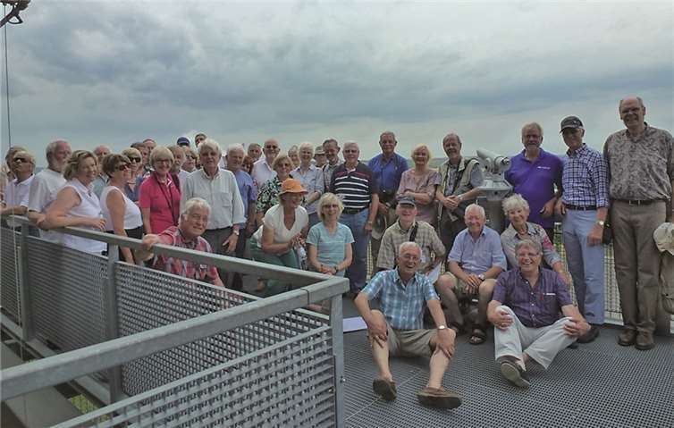 Mitglieder und Freunde des Bürgervereins Meckenheim auf dem „Indemann“.privat