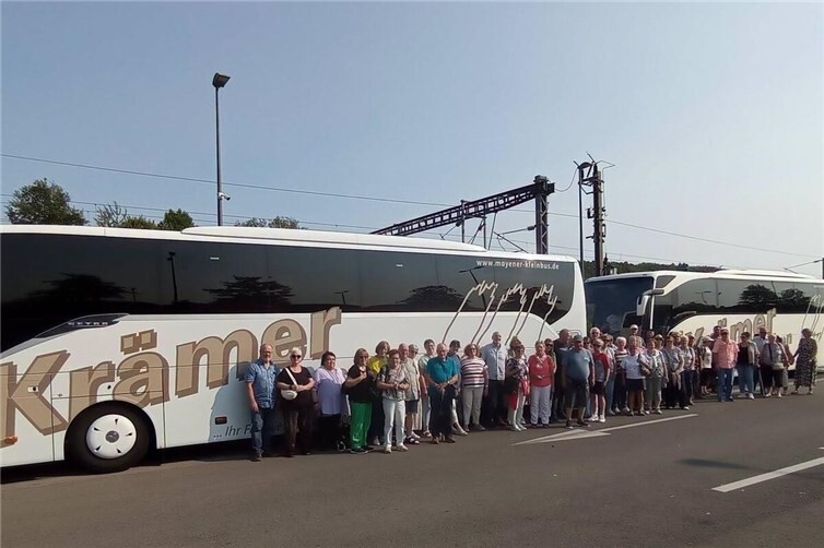 Mitglieder und Freunde des VdK Ortsverbandes Mayen.Tagesausflug nach Luxemburg.