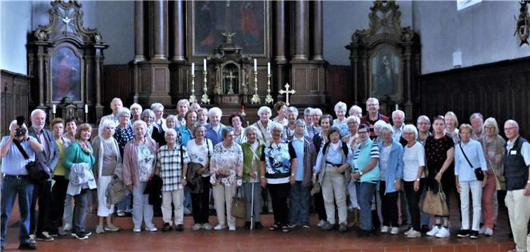 Mitglieder und Gäste des ev. Verein Heddesdorf-Neuwied in der St. Nikolaus-Kirche in BrüggenFoto: privat