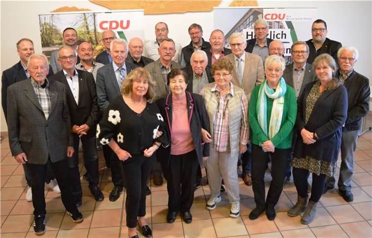 Mitgliederehrung des CDU-Kreisverband Westerwald im Bürgerhaus in Alpenrod.  Foto: Ingrid Ferdinand