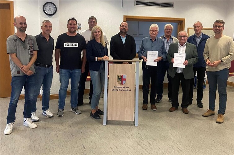 Mitgliederversammlung CDU Ellenz-Poltersdorf und Ehrung langjähriger Mitglieder. Foto: Katja Probst