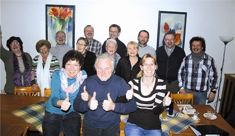 Mitgliederversammlung der Theatergruppe Odendorf e.V. im Januar. privat