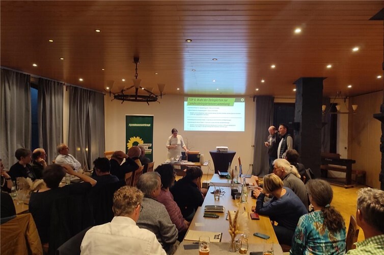 Mitgliederversammlung des Kreisverbandes Mayen-Koblenz Bündnis 90/ Die Grünen im Alten Posthof in Spay