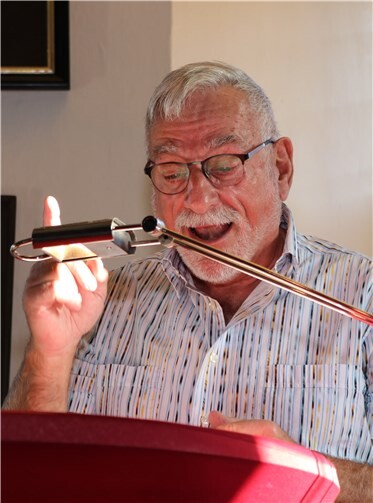 Mitreißend und emotional: Peter Nüesch ließ sein Publikum die Geschichte erleben.