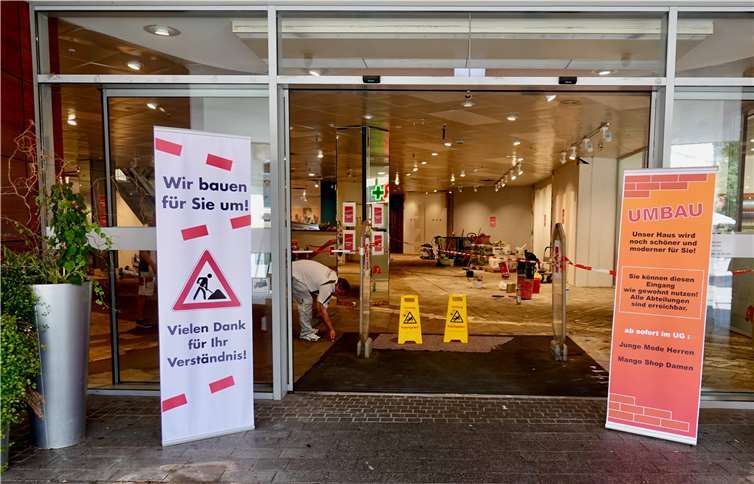 Mitte/Ende August soll der Gesamt-Umbau mit neuer Inneneinrichtung vollendet sein.KG