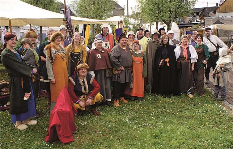Mittelalterliche Gruppen aus der gesamten Region beteiligten sich an der Ausstellung des Theater- und Heimatvereins „Fidelio“.