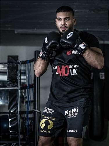 Mo im Training für kommende Kämpfe.