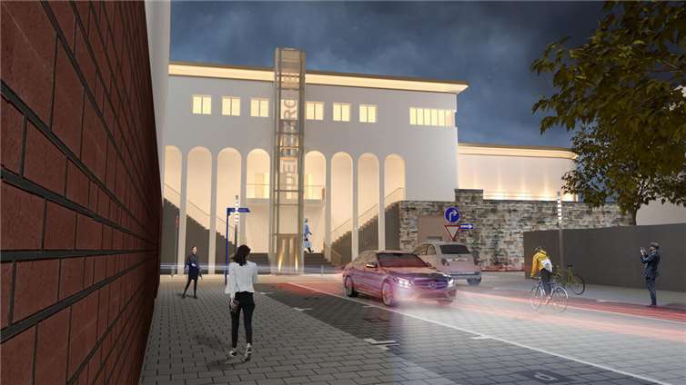 Modell der Deichstraße.  Fotos: Architekturbüro Ralph Schulte