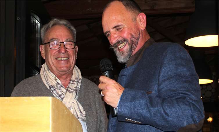 Moderator Karl Heinen (r.) und Peter Kasper.