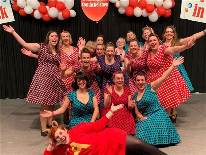 Möhnen „Conjäckelchen“ St. Katharinen: Tanzmöhnen 2019 Rockabilly