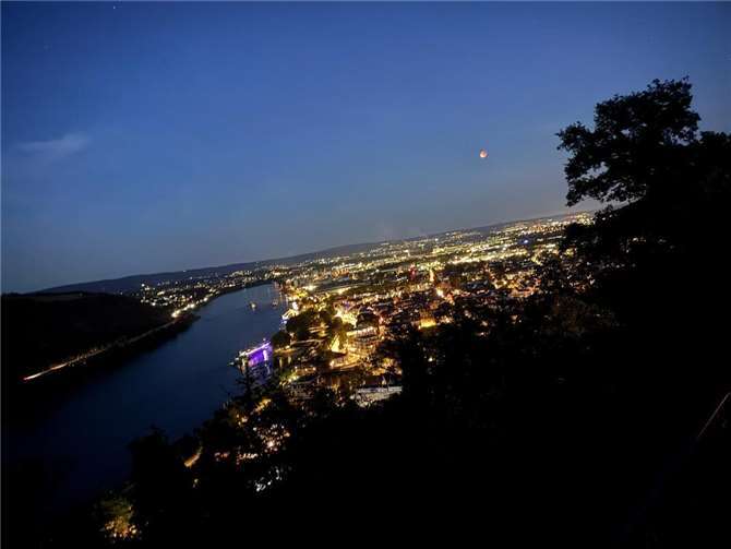 Mondfinsternis über Andernach
