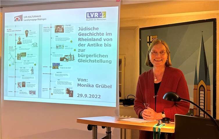 Monika Grübel war im Odendorfer Zehnthaus zu Gast. Foto: privat