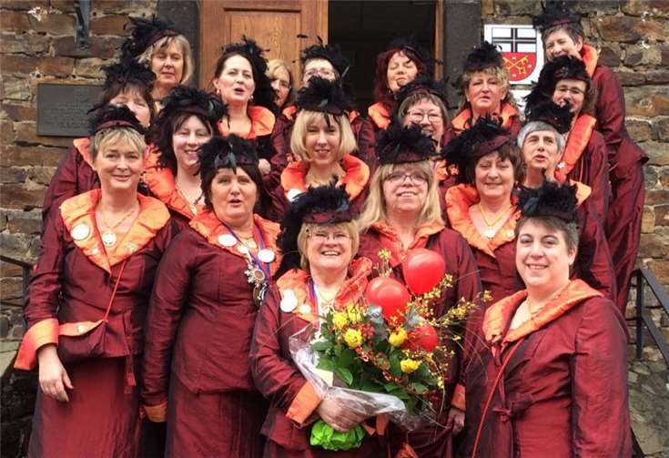 Monika Rolauf freute sich über den Verdienstorden der Stadt. privat