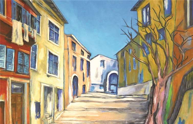 Monique Jacquemin: Ein Dorf in der Provence. Gemeinde Wachtberg/mm