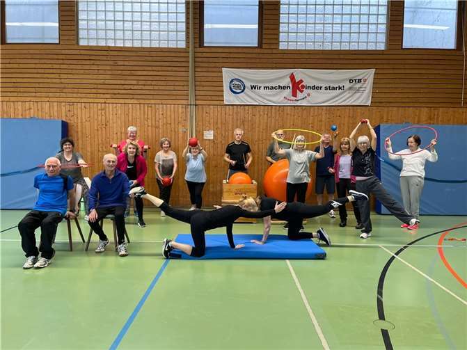 Montagsgruppe nach Zirkeltraining.  Foto: privat