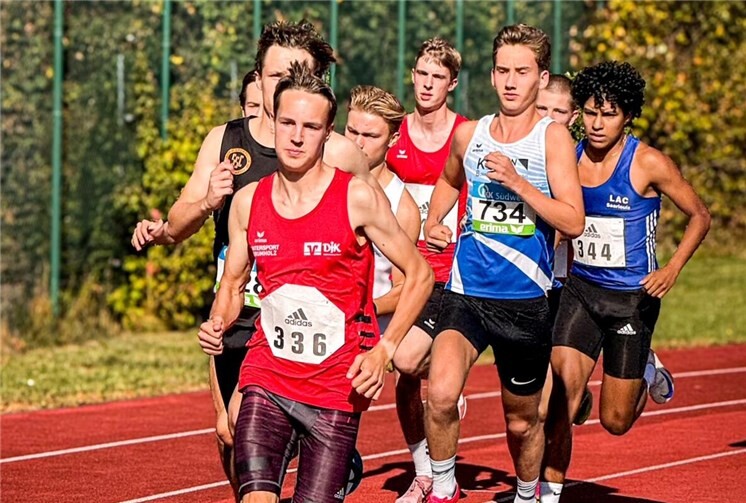 Moritz Blank beim 1000-Meter-Lauf. Foto: DJK Ochtendung