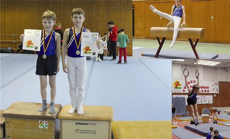 Moritz Kreil und Jason Weißbrot waren in ihren Disziplinen nicht zu schlagen.privat