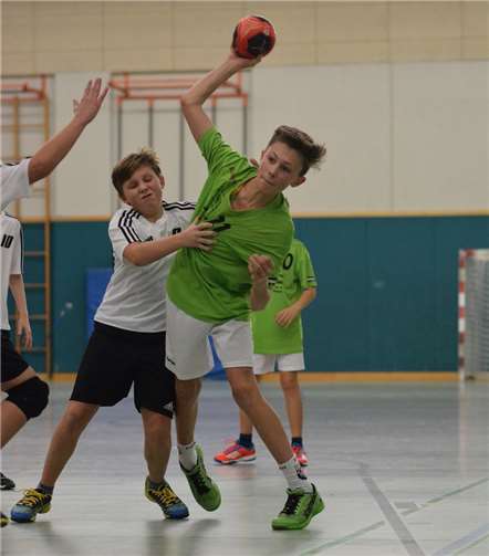 Moritz Oesterwind bei einem seiner neun Tore.privat