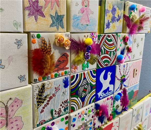 Mosaikgestaltung im Haus der Familie. Foto: Verbandsgemeinde Mendig/Kutz