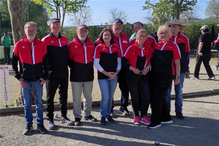 Motiviert startet das Liga Team der TuS Ahrweiler Bouler in die neue Saison