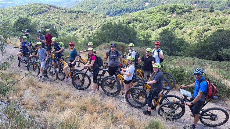 Mountainbiken während der Jugendfreizeit.Fotos: Stadt Neuwied 