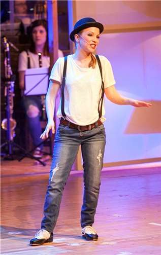 „Mr. Bojangles“ war gleich zum Auftakt des Konzertes „Musical & Swing“ ein Knaller.