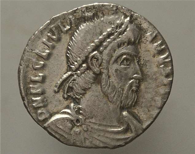 Münzbild von Kaiser Julian. Klages, Landesmuseum Bonn