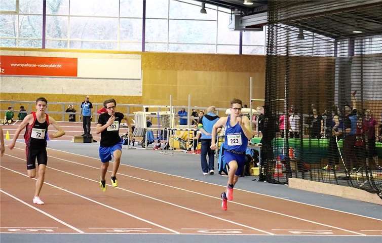 Mürtz (Rechts) beim Sprint.privat