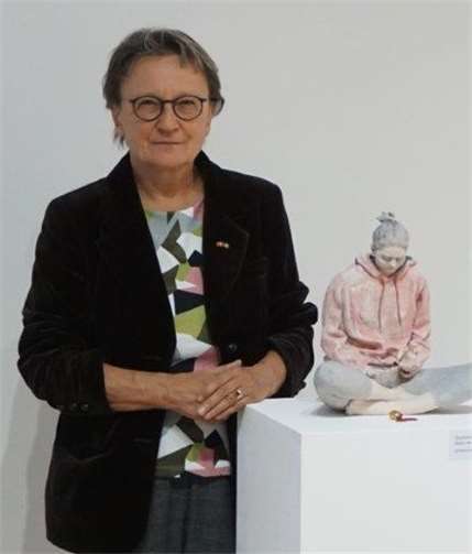 Museumsleiterin Monika Gass freute sich über diePremiere in ihrem Hause.