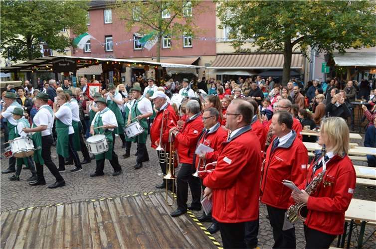 Musik auf dem Marktplatz.