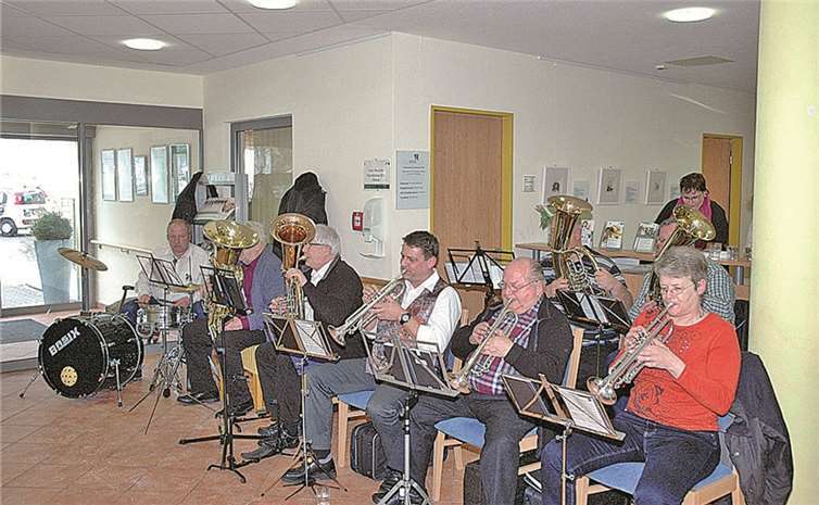 Musikalisch begleitet wurde der Neujahrsempfang von der Gruppe der „Brunch Boys“UM