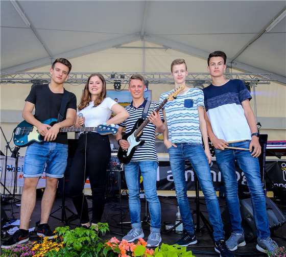 Musikalisch begleitete die Veranstaltung die Nachwuchsband „Hotspot“ aus Lehmen.