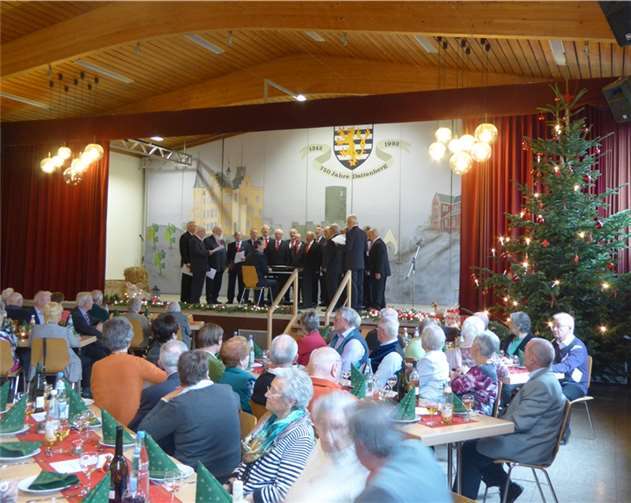 Musikalische Darbietungen gab es auch bei der Seniorenweihnachsfeier. Privat