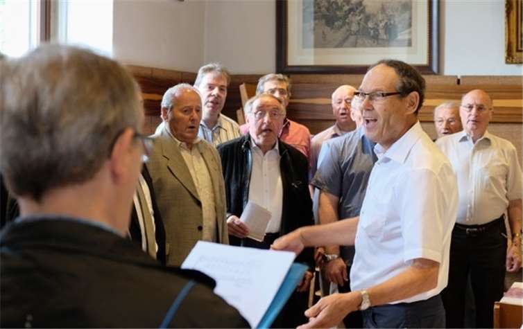 Musikalischer Genuss: Der Männergesangverein aus Nickenich.