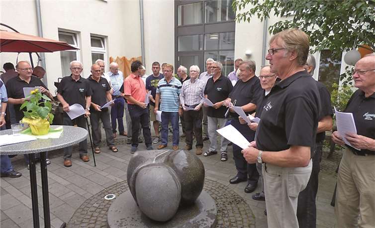 Musikalischer Höhepunkt war das kleine Konzert des Polcher Männerchors.