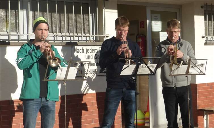 Musikanten aus Thür (v. li. Achim Massion, Rolf Müller, Peter Wilkes).