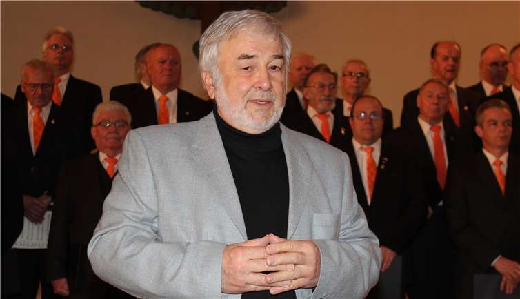 Musikdirektor Horst Best stand dem Chor 55 Jahre als Dirigent vor.