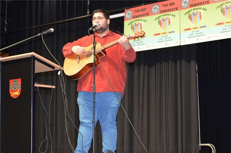 Musiker Younes begeisterte.