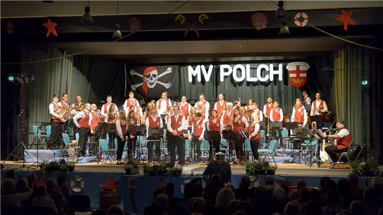 Musikverein Polch beim Herbstkonzert 2019 unter dem Motto „Auf hoher See“.  Foto: privat