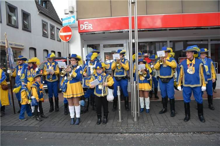 Musikzug des NCR sielte zu der Mottobekanntgabe.