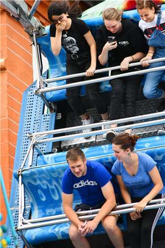 •Mut – oder einfach Gelassenheit – erforderte manche Fahrt.