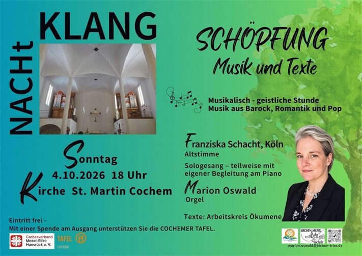 NACHtKLANG am 2. Oktober in Cochem