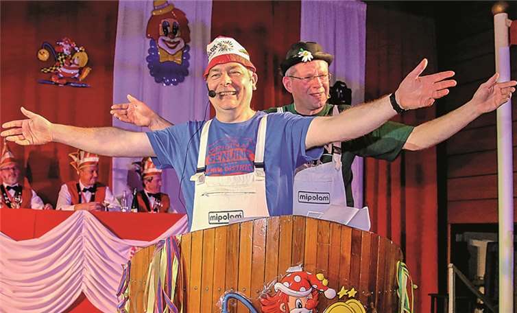 Nach 25 Jahren, in denen sie Dieblicher veräppelten, nahmen Dotz und Dötzchen ihren Abschied von der Bütt.