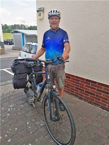 Nach 36 Etappen wieder zu Hause. Am 22. Juli war Felix Tölle wieder in Miesenheim.Fotos: Felix Tölle