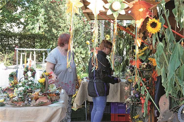 Nach Herzenslust konnten die Besucher auf dem Herbstmarkt stöbern, probieren und kaufen.