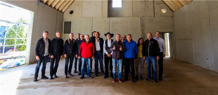 Nach Jahren des Engagements ist der Nörtershausener Gemeinderat stolz, bald am Ziel angekommen zu sein. Fotos EP