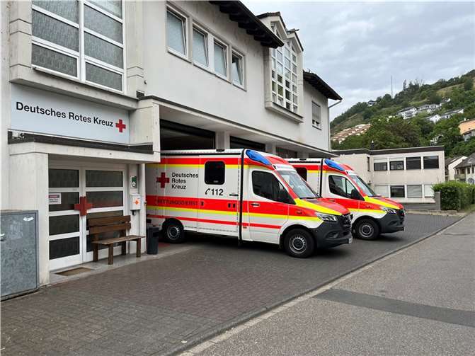 Nach Schließung der Paracelsusklinik verstärkt ein zweiter Rettungswagen in Bad Ems die rettungsdienstliche Versorgung in der Region. Foto: Christian Schwickert/DRK Rettungsdienst Rhein-Lahn-Westerwald