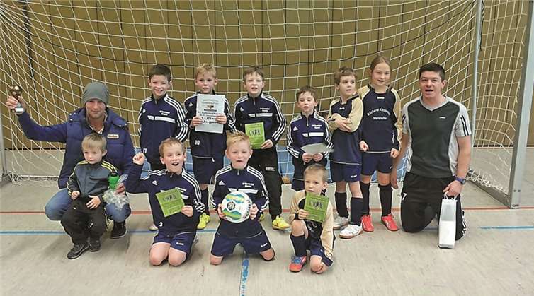 Nach dem Hallenturnier in Blankenheim.