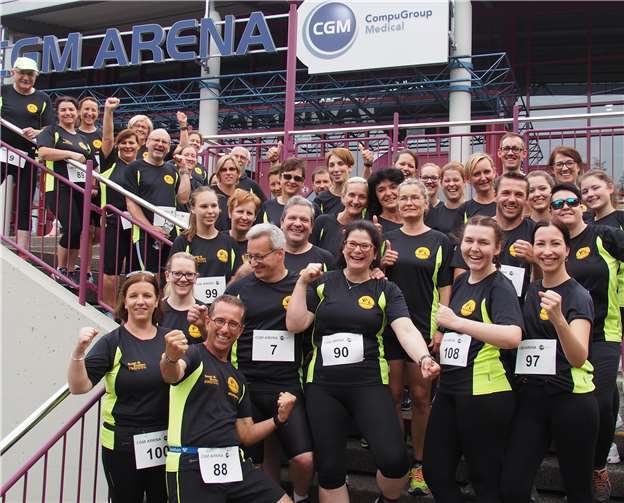 Nach dem Lauf waren die Läufer stolz auf ihre Leistung. privat