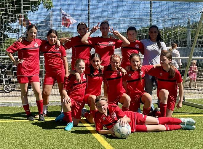 Nach dem Sieg der U13-2 kannte der Jubel keine Grenzen. Foto: Gerd Powelz